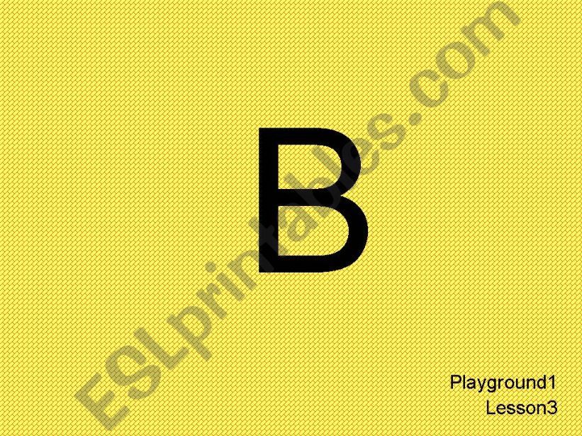 Alphabet-LetterB powerpoint