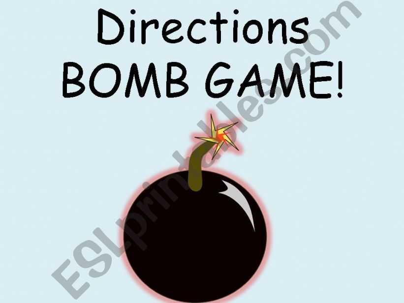 Directions - Interactive Bomb Game 