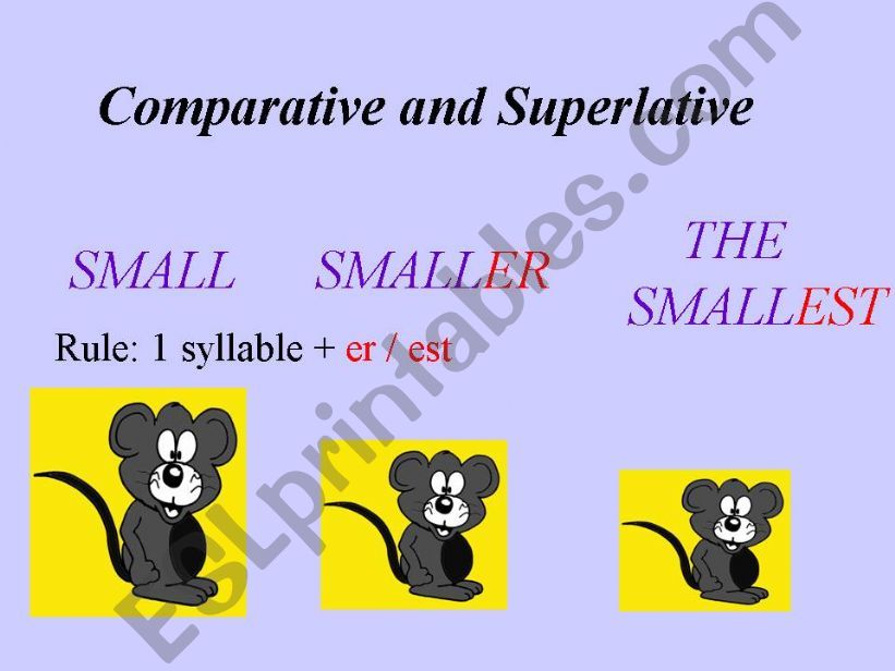 Comparisons powerpoint