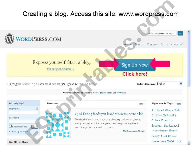How to create a blog powerpoint