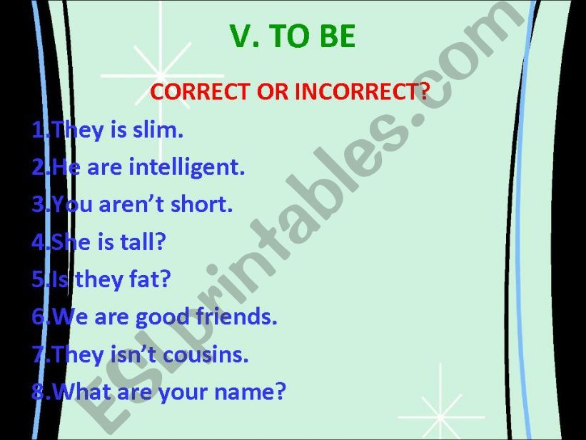 V. TO BE and V. HAVE GOT - Exercises