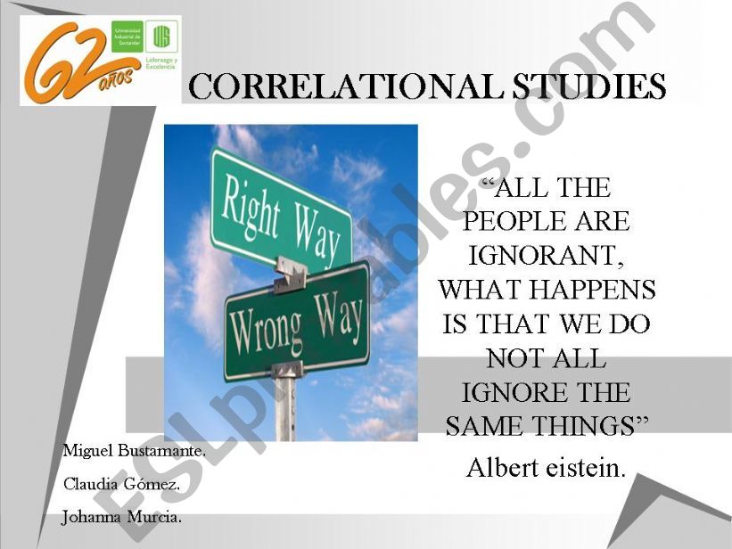 correlational studies powerpoint