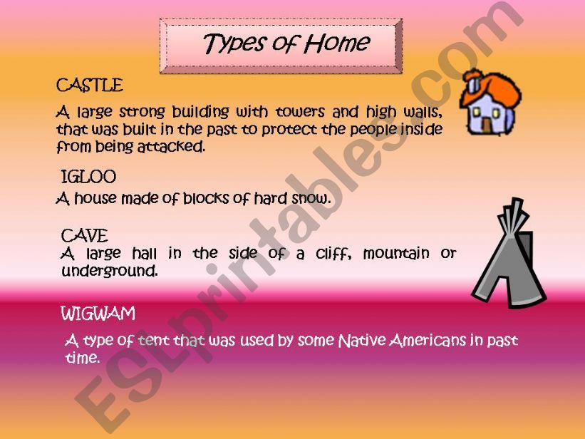 Houses and Homes part II powerpoint