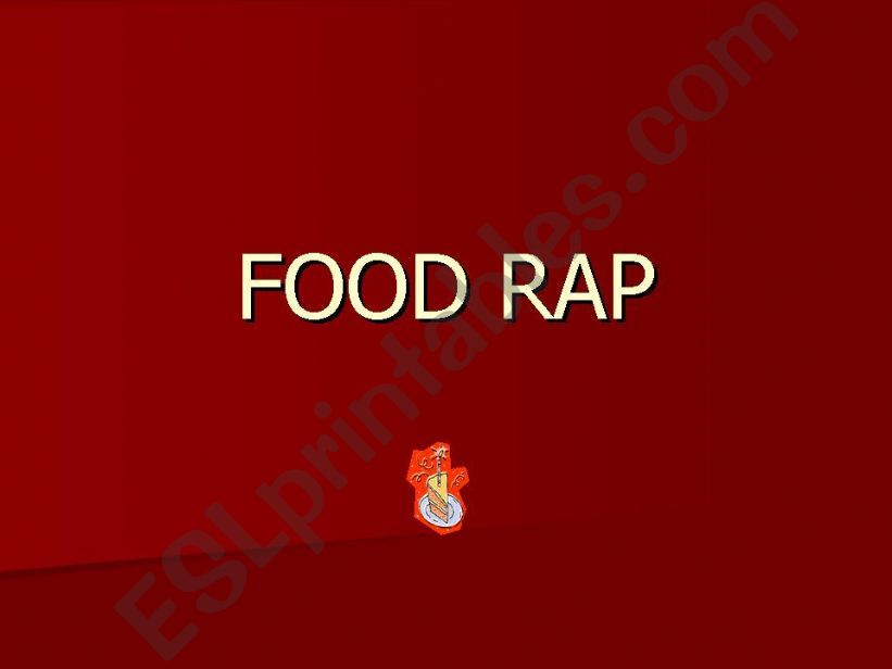food rap powerpoint