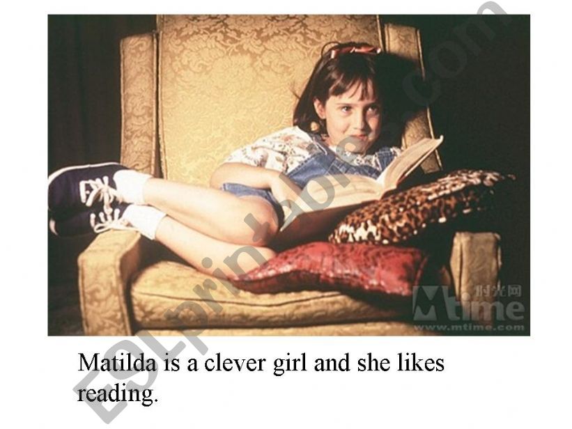 Write a suggestion letter to Matilda~