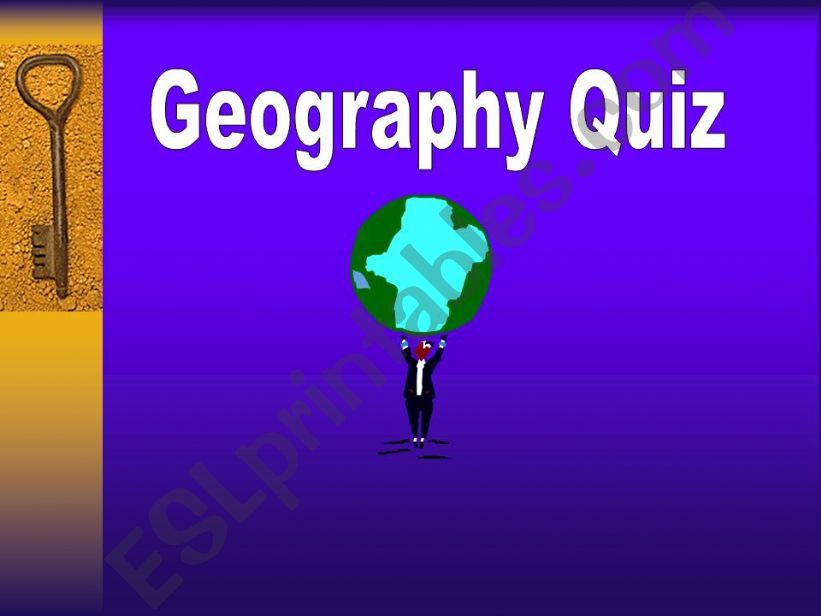 Geography Quiz powerpoint