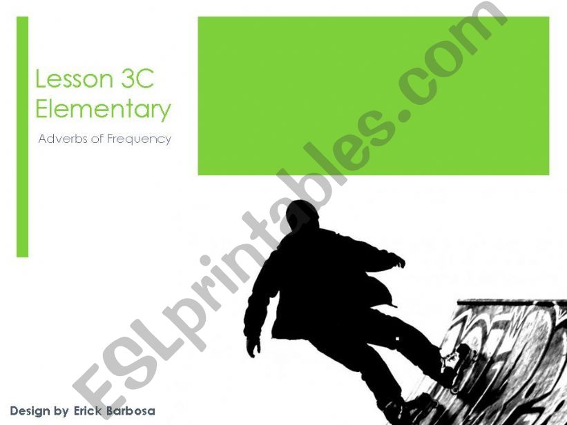 Frequency Adverbs powerpoint