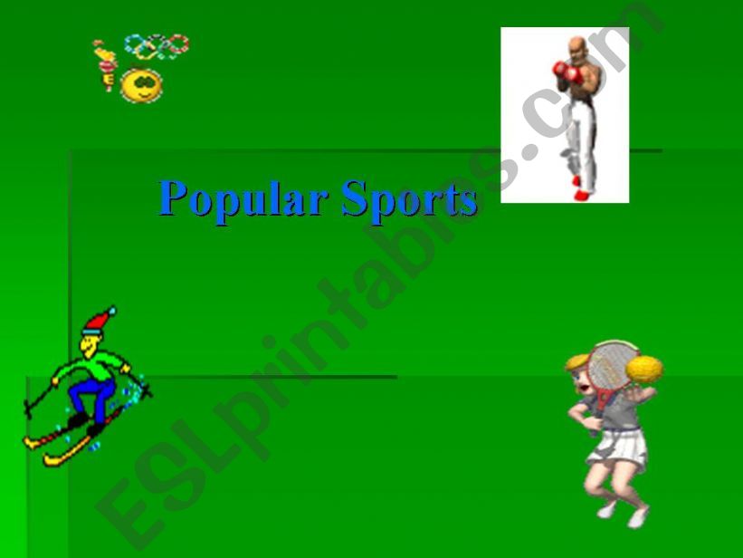 Popular Sports powerpoint