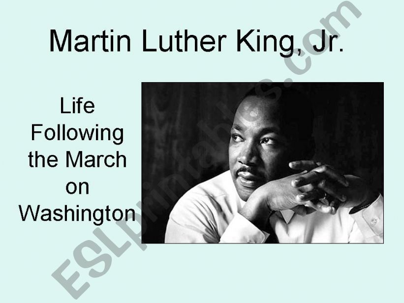 The Life of Martin Luther King, Jr. -- Part Two