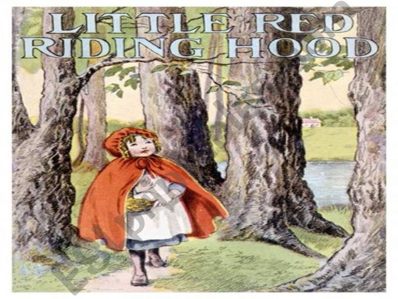 LITTLE RED RIDING HOOD  powerpoint