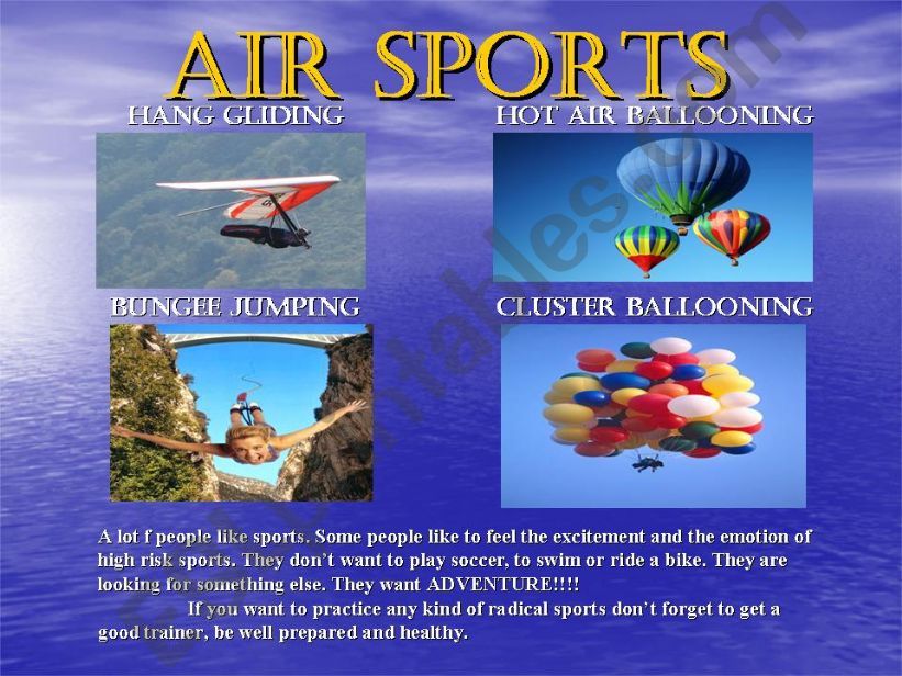 Air Sports powerpoint