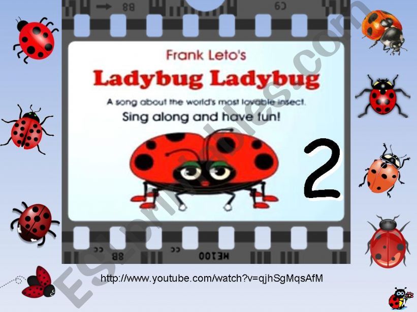 Ladybug Song Presentation (animated)