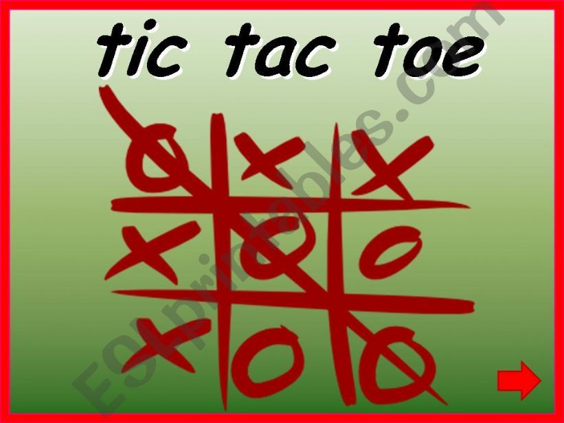 Tic Tac Toe (with Macro) powerpoint