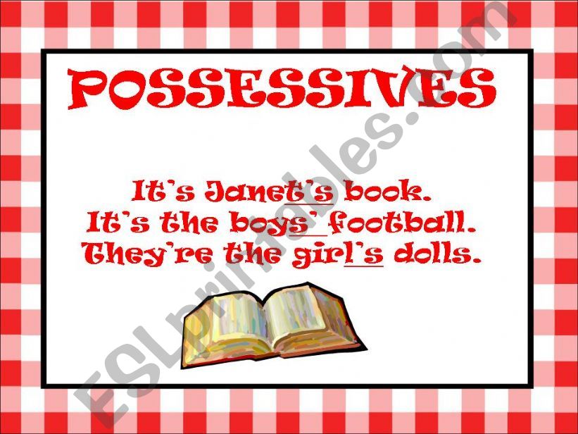 POSSESSIVE CASE powerpoint