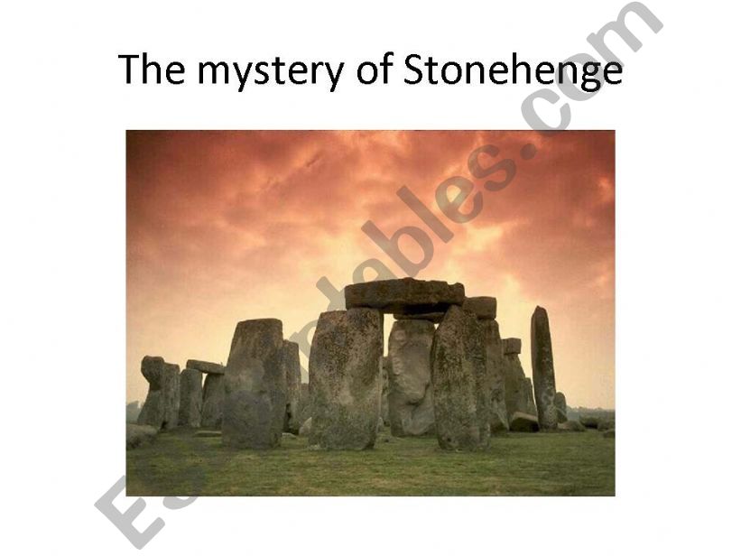 The mystery of Stonehenge Part I out of V