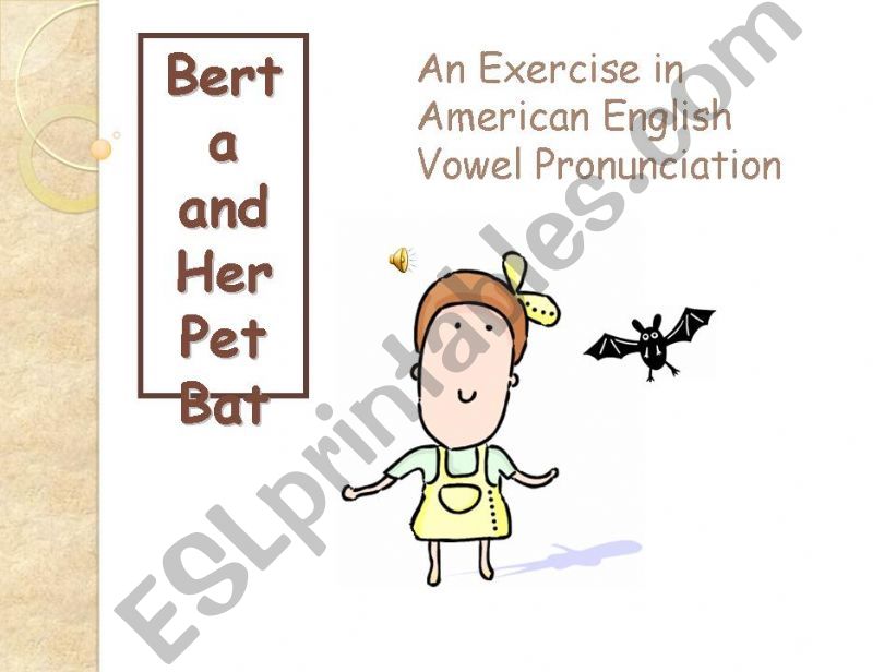 Berta and Her Pet Bat, Part 1 powerpoint