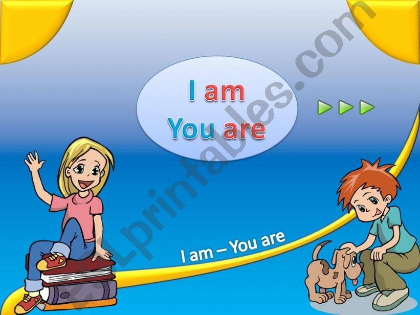 To be - I am - You are (01) powerpoint