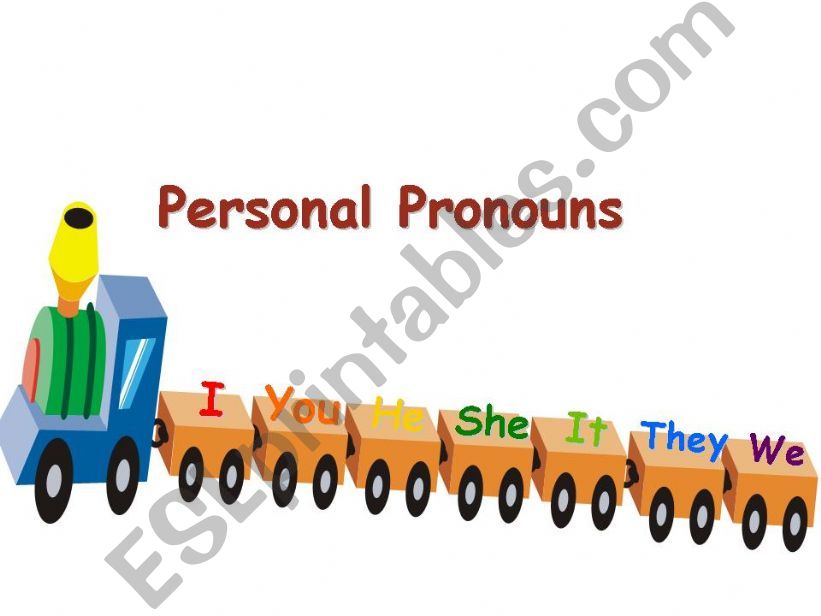 Personal Pronouns powerpoint