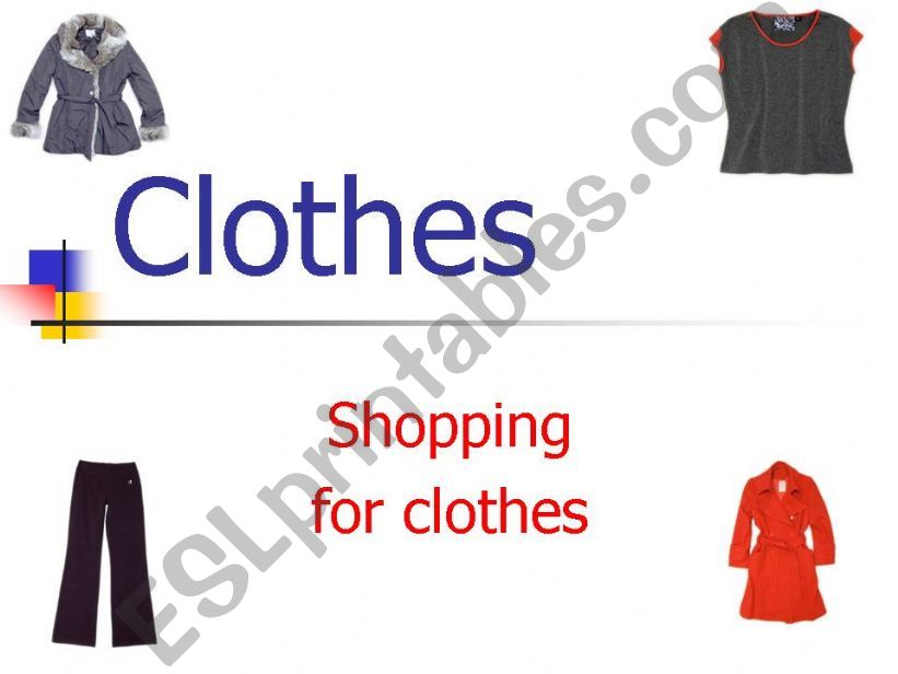 Clothes powerpoint