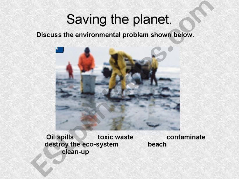 Saving the planet powerpoint