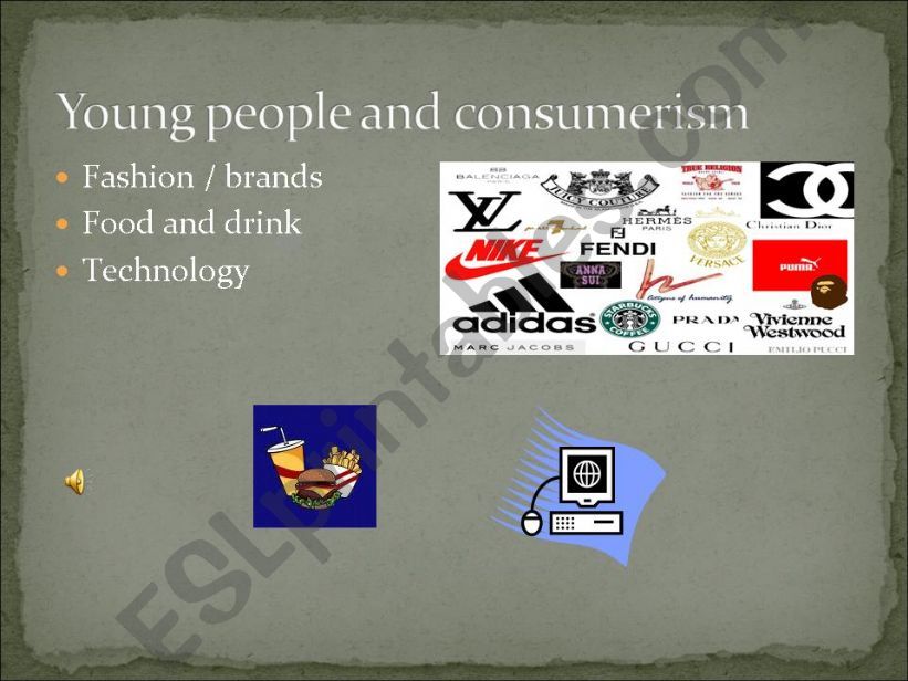 Young people and consumerism powerpoint
