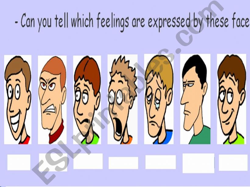 feelings and faces powerpoint