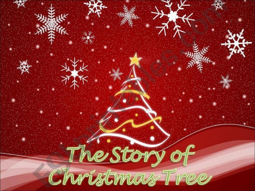 The Story of Christmas Tree powerpoint