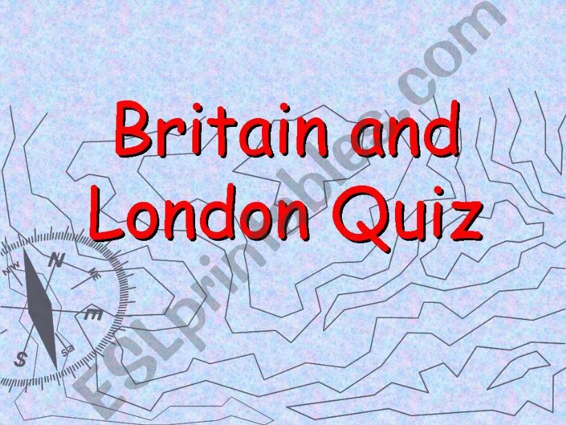 Britain and London Quiz powerpoint