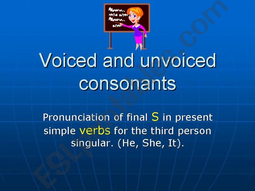 Voiced and Unvoiced consonants 