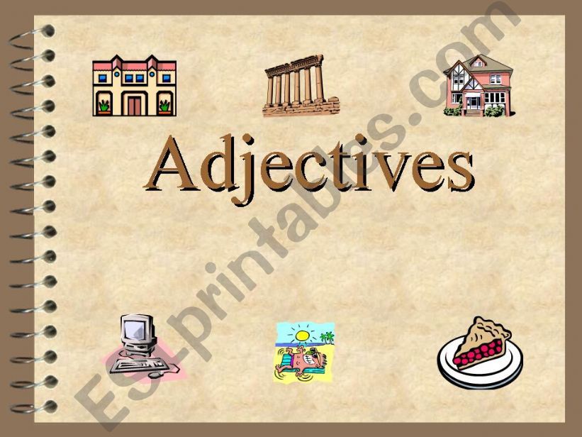 ADJECTIVES - DESCRIBING WORDS powerpoint