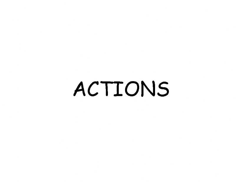 ACTIONS powerpoint