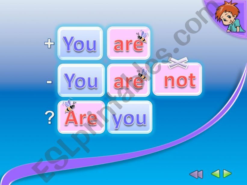 To be - You are - You are not - Are you (2 - Drill)