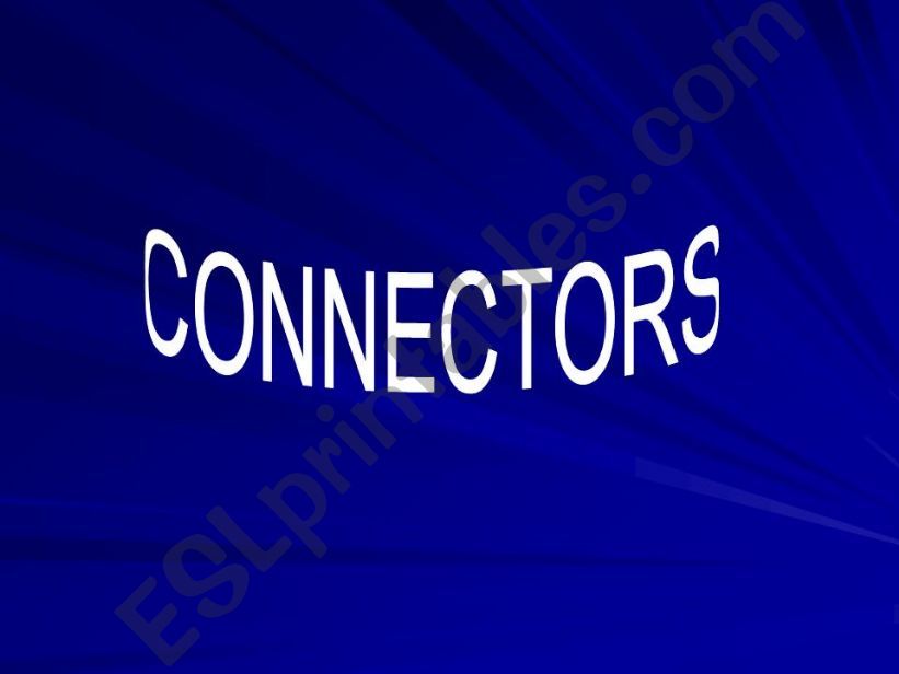 Connectors and Sequencers powerpoint