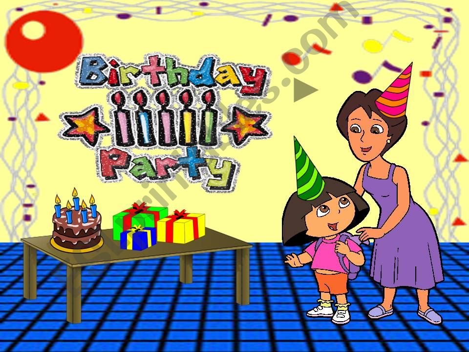 Birhtday Party powerpoint