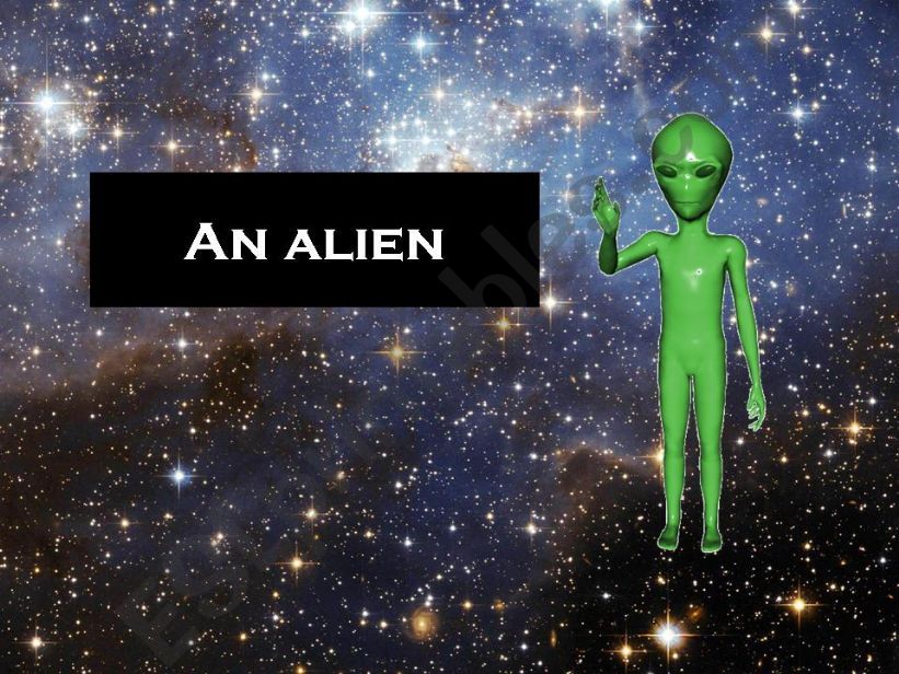An Alien Visits Earth powerpoint