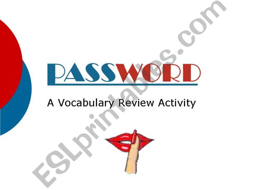 Word game powerpoint