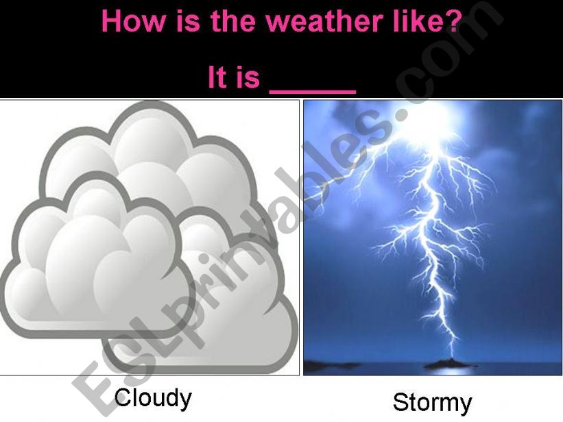 What is the weather like? powerpoint