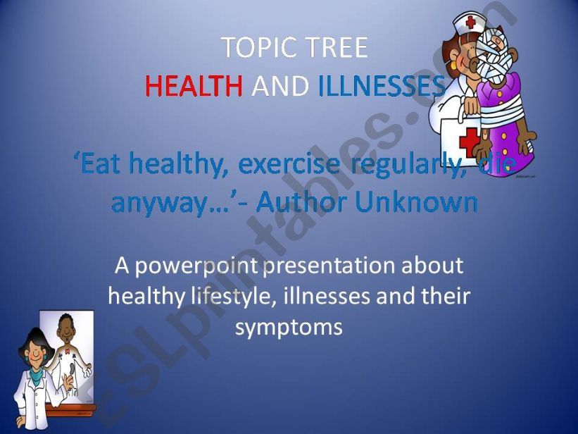 THE TREE OF HEALTH powerpoint