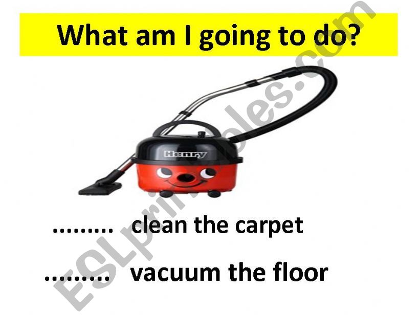 house - chores powerpoint
