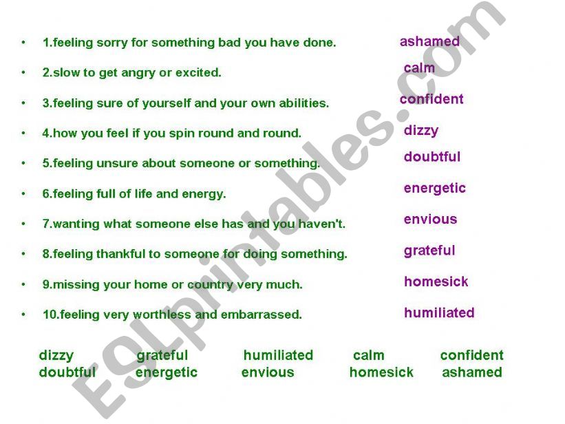expressing feelings and emotions in english pdf