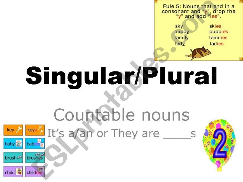 Singular Plural powerpoint