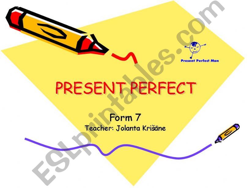 Present Perfect powerpoint