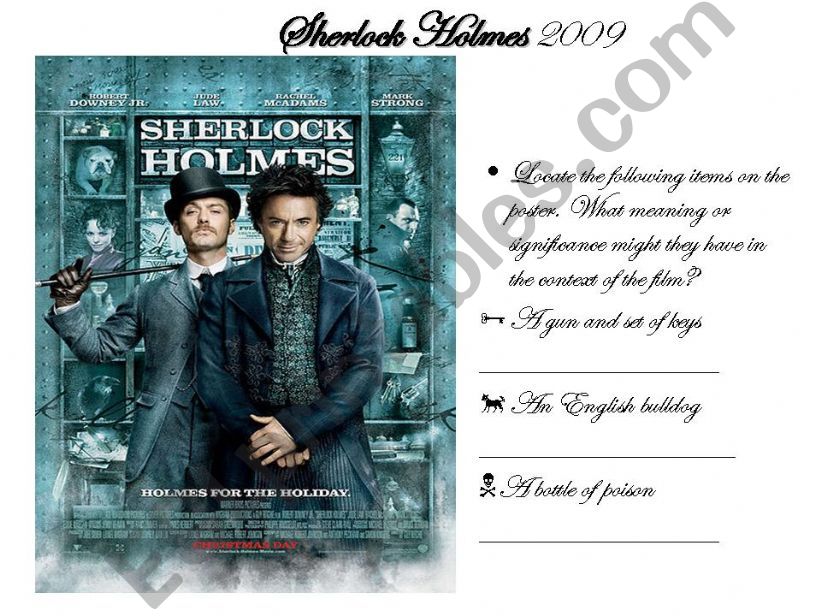 Sherlock Holmes the movie powerpoint