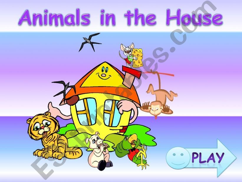 Game - Animals in the House powerpoint