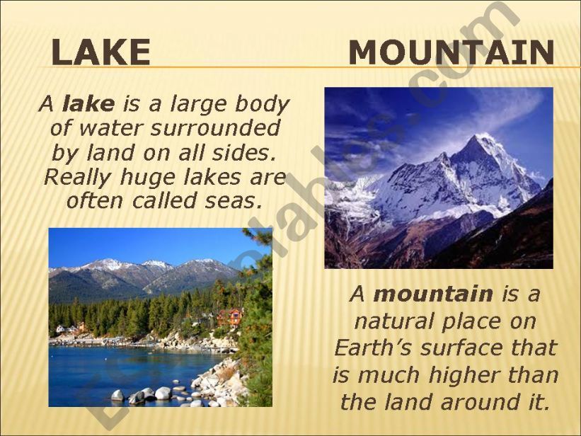 Landforms 2 powerpoint