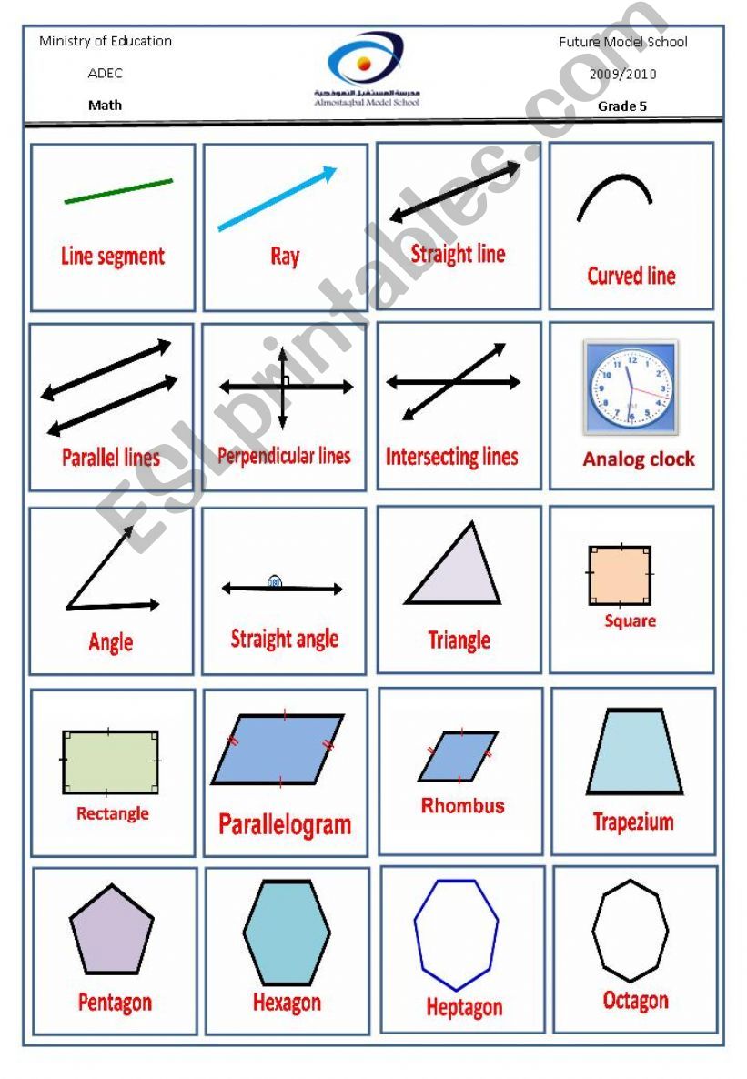 Geomitric vocab powerpoint