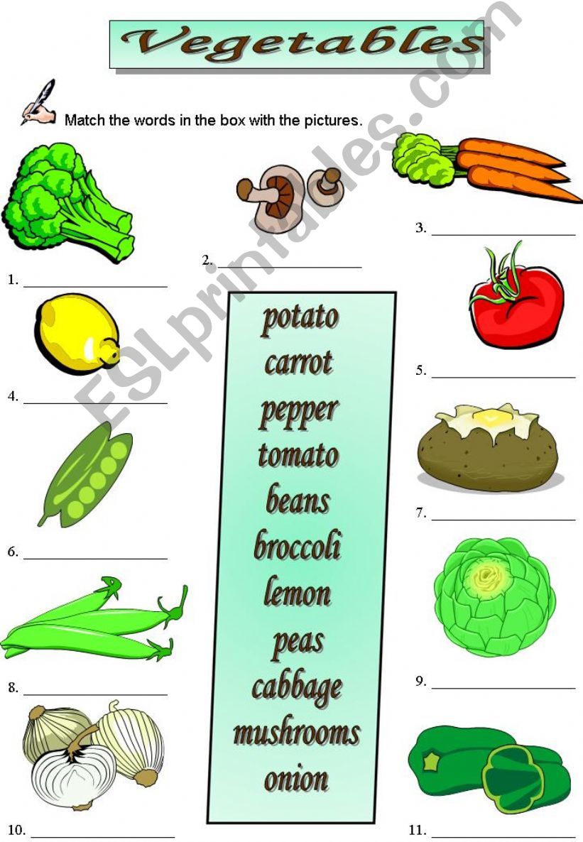 Vegetables powerpoint