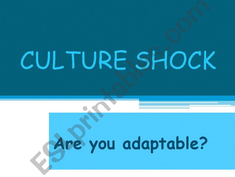 culture shock powerpoint