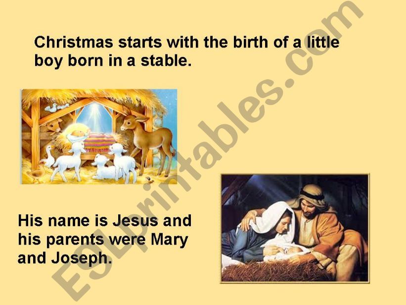 The story of Christmas powerpoint