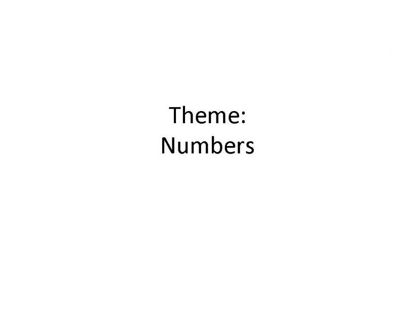 How to correctly say numbers powerpoint